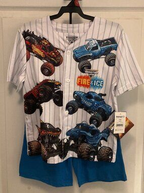 Boy's Monster Jam Pajama Set